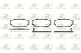 ROAD HOUSE 2106302 - JGO.PASTILLAS FRENO TRAS.SSANGYONG