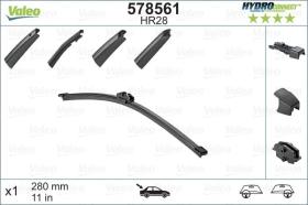 VALEO 578561 - HR28 ESCOBILLAS LIMPIA 280MM X1 HYDROCONNECT FB FRONT